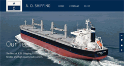 Desktop Screenshot of ao-shipping.com