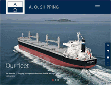 Tablet Screenshot of ao-shipping.com